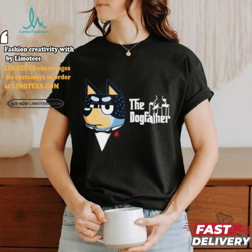 Bluey The Dogfather cartoon shirt