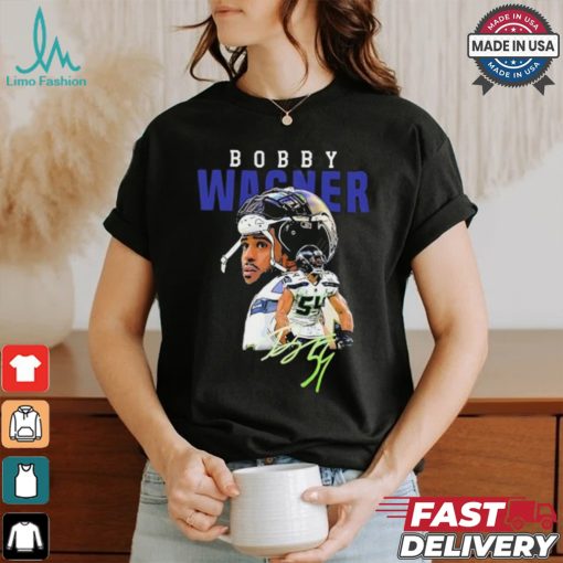 Bobby Wagner Washington Commanders graphic signature shirt