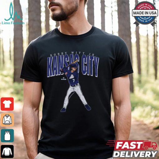 Bobby Witt Jr. #7 Kansas City Big Time Painting t shirt