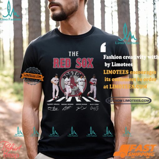 Boston Red Sox Jarren Duran Alex Cora Tanner Houck Rafael Devers T Shirt