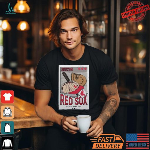 Boston Red Sox Levelwear Uphill Cooperstown Collection Core Logo Shirt