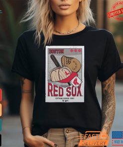 Boston Red Sox Levelwear Uphill Cooperstown Collection Core Logo Shirt