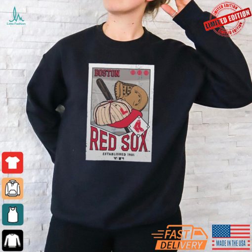 Boston Red Sox Levelwear Uphill Cooperstown Collection Core Logo Shirt