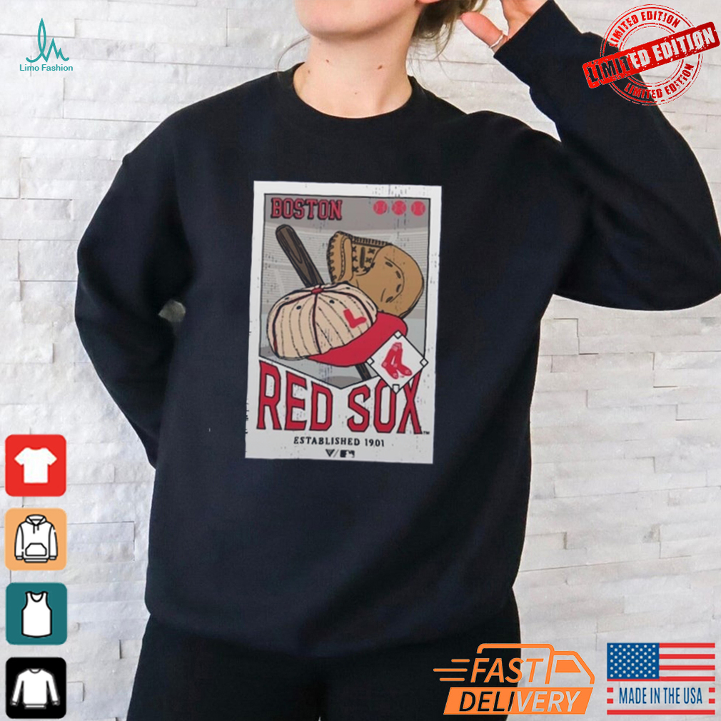 Boston Red Sox Levelwear Uphill Cooperstown Collection Core Logo Shirt Boston Red Sox Levelwear Uphill Cooperstown Collection Core Logo Shirt