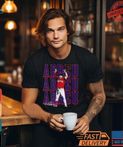 Boston Red Sox Wilyer Abreu Signature Repeat Cartoon Shirt