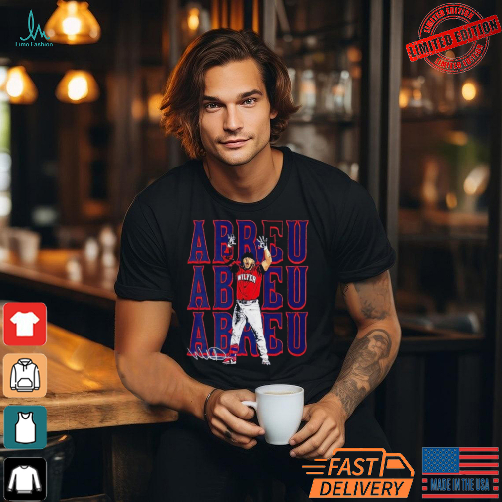Boston Red Sox Wilyer Abreu Signature Repeat Cartoon Shirt Boston Red Sox Wilyer Abreu Signature Repeat Cartoon Shirt