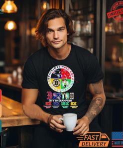 Boston Red Sox – Boston Celtics – New England Patriots – Boston Bruins Boston City Of Champions T Shirt