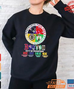 Boston Red Sox – Boston Celtics – New England Patriots – Boston Bruins Boston City Of Champions T Shirt