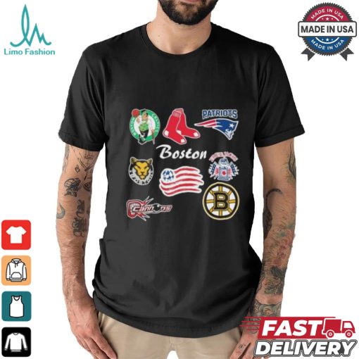 Boston Sports Teams 2024 Vintage Logo Shirt