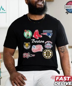 Boston Sports Teams 2024 Vintage Logo Shirt