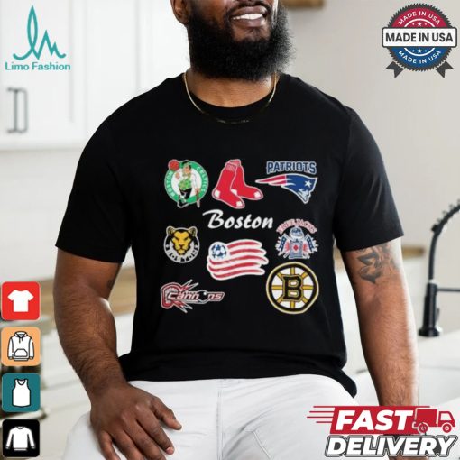 Boston Sports Teams 2024 Vintage Logo Shirt