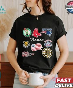 Boston Sports Teams 2024 Vintage Logo Shirt