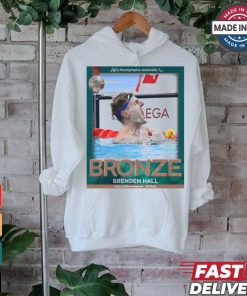 Brenden Hall Bronze Medal Men’s 400m Freestyle S9 Final Paralympics Australia Poster t shirt