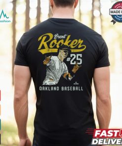 Brent Rooker #25 Oakland Baseball Player Name Vintage Graphic t shirt