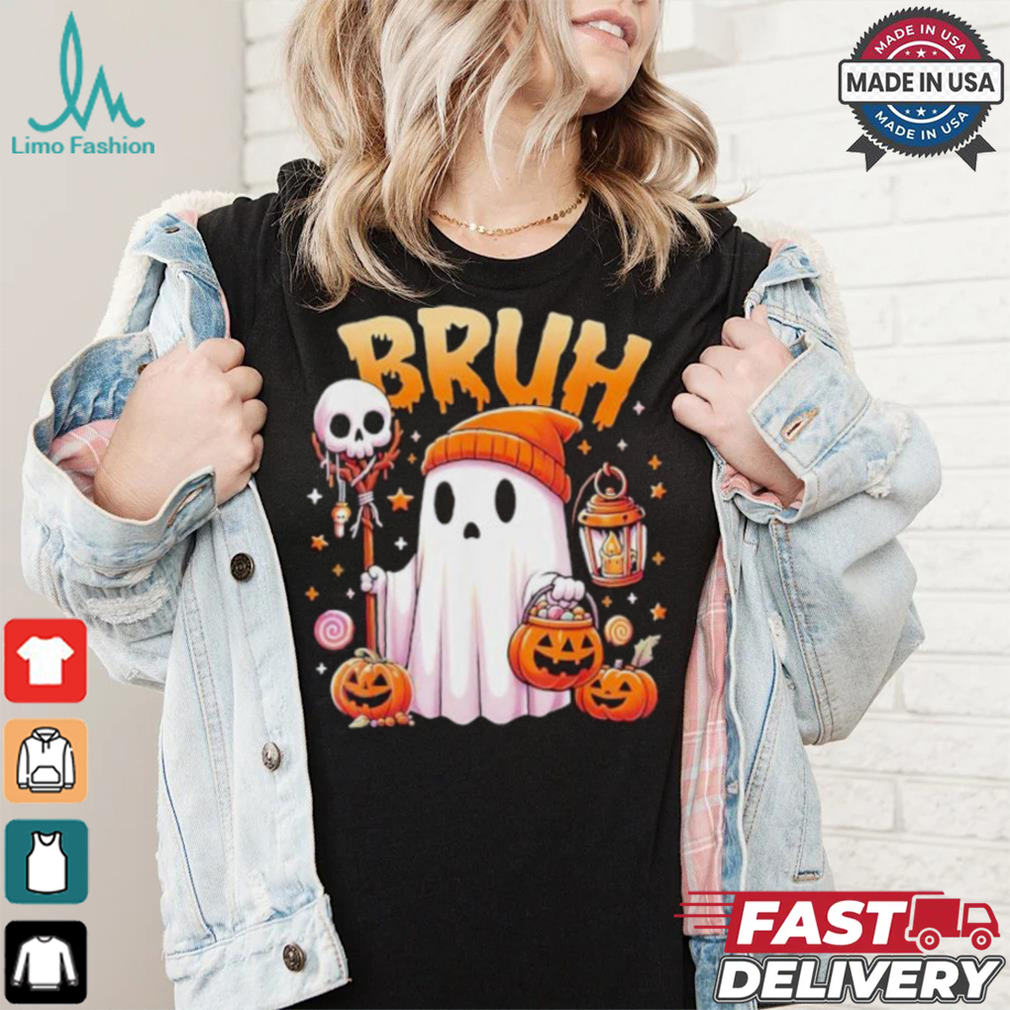 Bruh Ghost Halloween Cute Ghost Trick Or Treat Candy Kids T shirt Bruh Ghost Halloween Cute Ghost Trick Or Treat Candy Kids T shirt