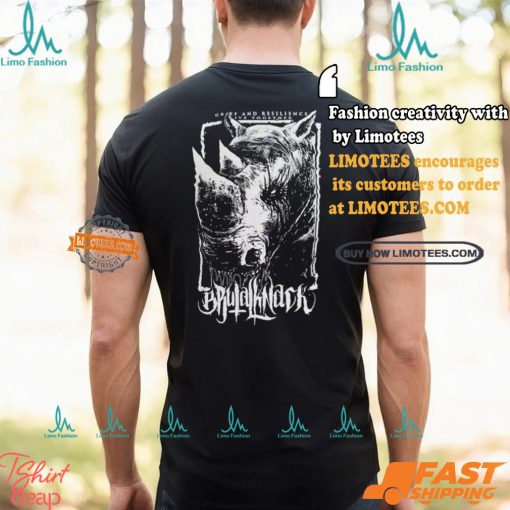 Brutal Knack   Rhino Black   T Shirt