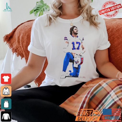 Buffalo Bills Josh Allen Allen Knee caricature shirt