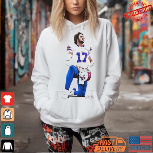 Buffalo Bills Josh Allen Allen Knee caricature shirt