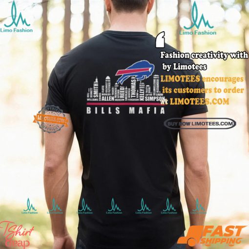 Buffalo Bills Mafia The Bronx Skyline Players Name 2024 Shirt