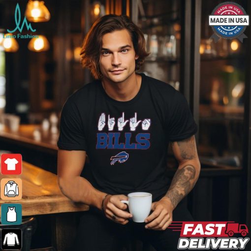 Buffalo Bills The NFL ASL Collection by Love Sign American Sign Language T Shirt
