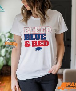 Buffalo Football Bleed Blue & Red Shirt