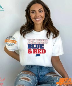 Buffalo Football Bleed Blue & Red Shirt