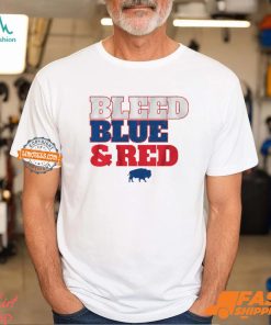 Buffalo Football Bleed Blue & Red Shirt