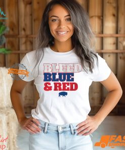 Buffalo Football Bleed Blue & Red Shirt