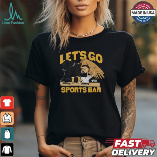 Buffalo Wild Wings x Jason Kelce Let’s Go Sports Bar T shirts