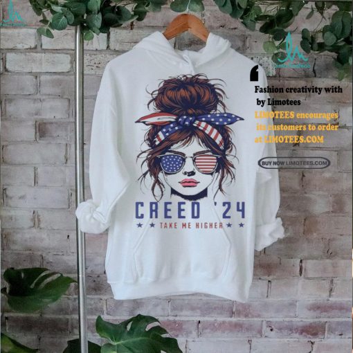 C.R.E.E.D 24 T.A.K.E Me Higher Messy Bun Usa Shirt