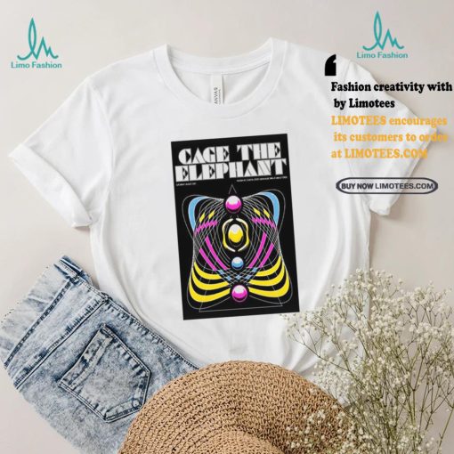 Cage The Elephant Tour In Raleigh NC On August 3 2024 Poster shirt