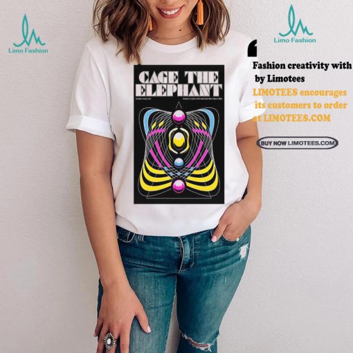 Cage The Elephant Tour In Raleigh NC On August 3 2024 Poster shirt
