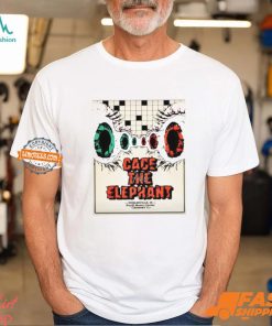Cage the elephant aug 7 2024 ruoff music center noblesville in poster shirt