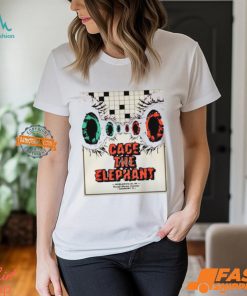 Cage the elephant aug 7 2024 ruoff music center noblesville in poster shirt