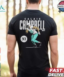 Calais Campbell Miami Dolphins number 93 shirt