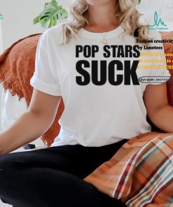 Camila Cabello Wearing Pop Stars Suck Shirt