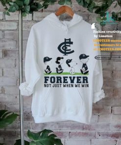 Carlton Blues Snoopy Abbey Road Forever Not Just When We Win Shirt