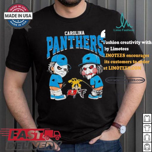 Carolina Panthers NFL Halloween Peeing Funny Shirt