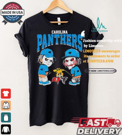 Carolina Panthers NFL Halloween Peeing Funny Shirt