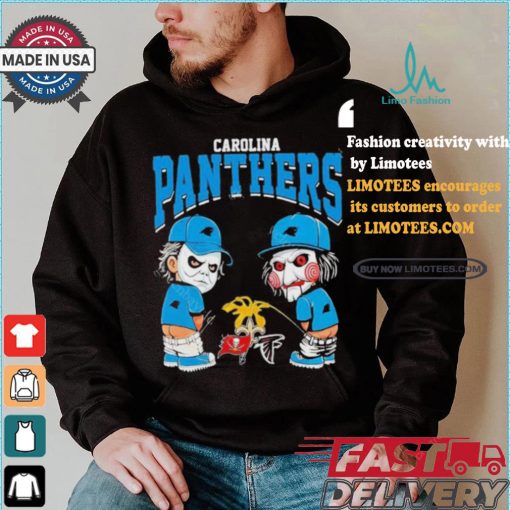 Carolina Panthers NFL Halloween Peeing Funny Shirt