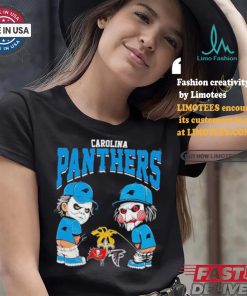 Carolina Panthers NFL Halloween Peeing Funny Shirt