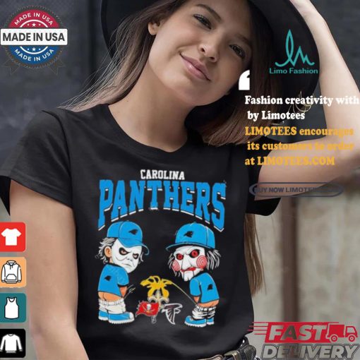 Carolina Panthers NFL Halloween Peeing Funny Shirt