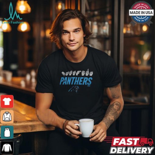 Carolina Panthers The NFL ASL Collection by Love Sign American Sign Language T Shirt