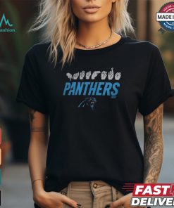 Carolina Panthers The NFL ASL Collection by Love Sign American Sign Language T Shirt