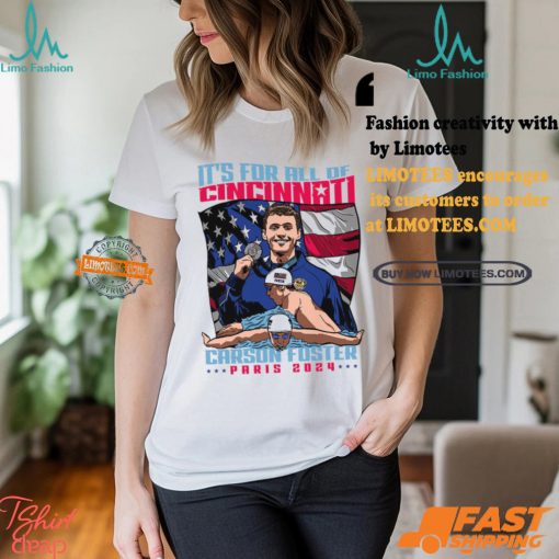 Carson Foster Olympic Swimmer Shirt