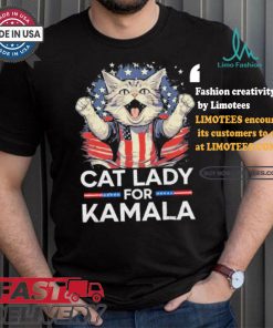 Cat Ladies For Kamala Childless Cat Lady President Kamala Harris 2024 America Cat Voter T shirt