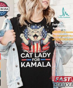 Cat Ladies For Kamala Childless Cat Lady President Kamala Harris 2024 America Cat Voter T shirt