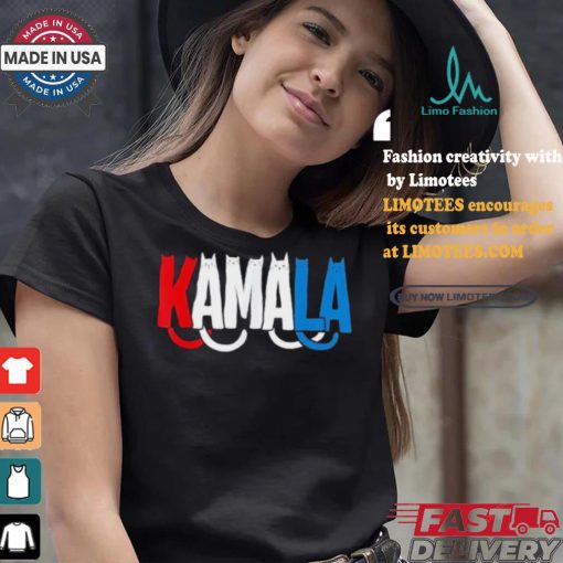 Cat Ladies For Kamala Presidential Election 2024 Harris Walz T shirt