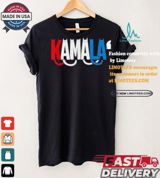 Cat Ladies For Kamala Presidential Election 2024 Harris Walz T shirt