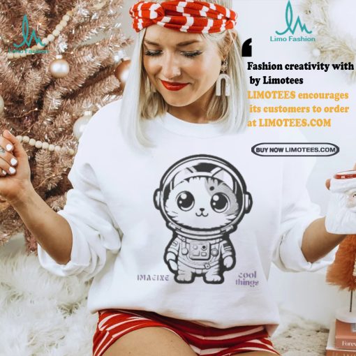 Cat imagine cool things shirt